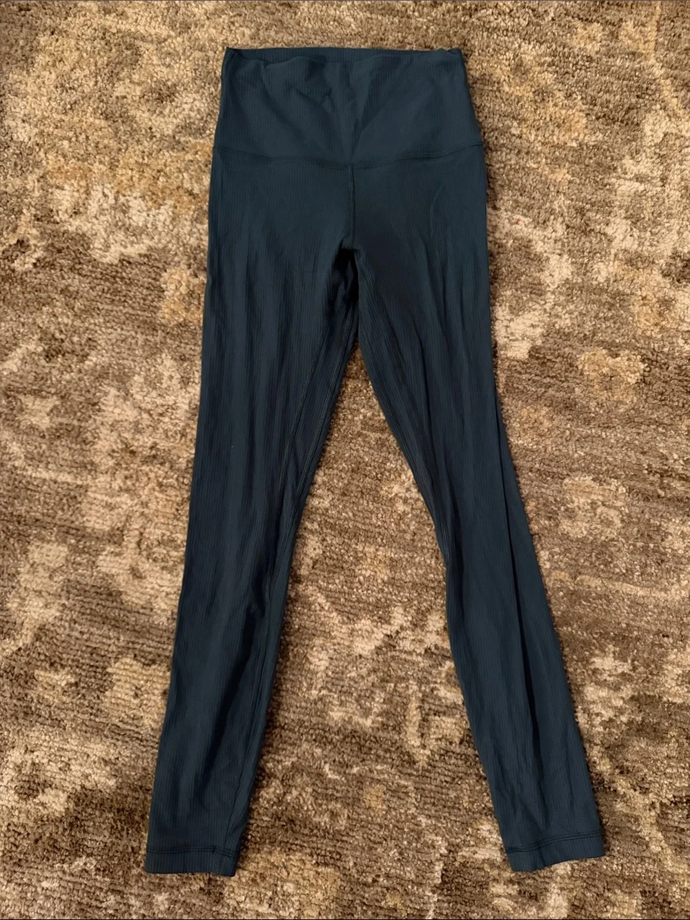 lululemon athletica Black High-Rise Ribbed Leggings